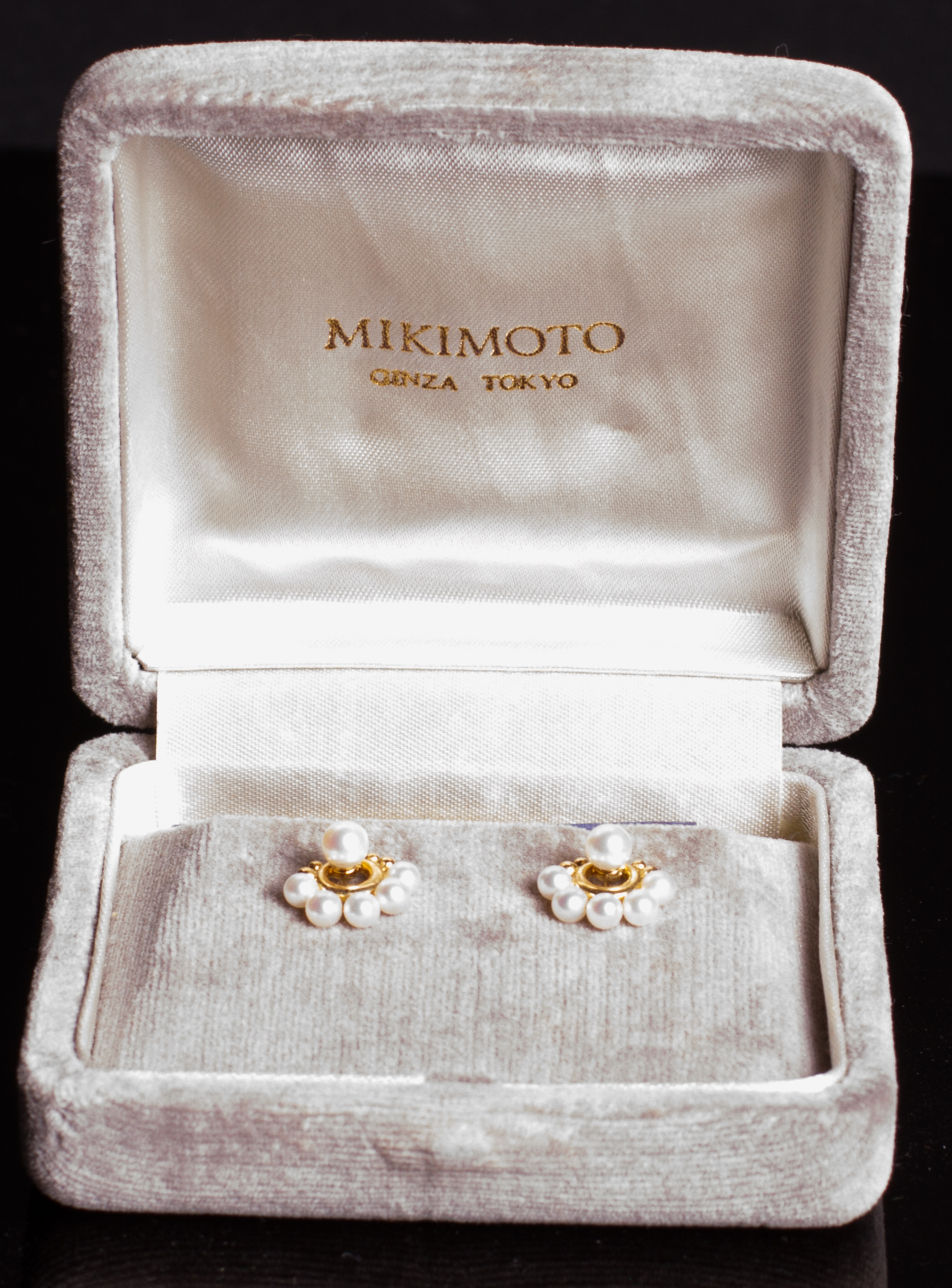 Mikimoto Pearl Earrings and Jackets