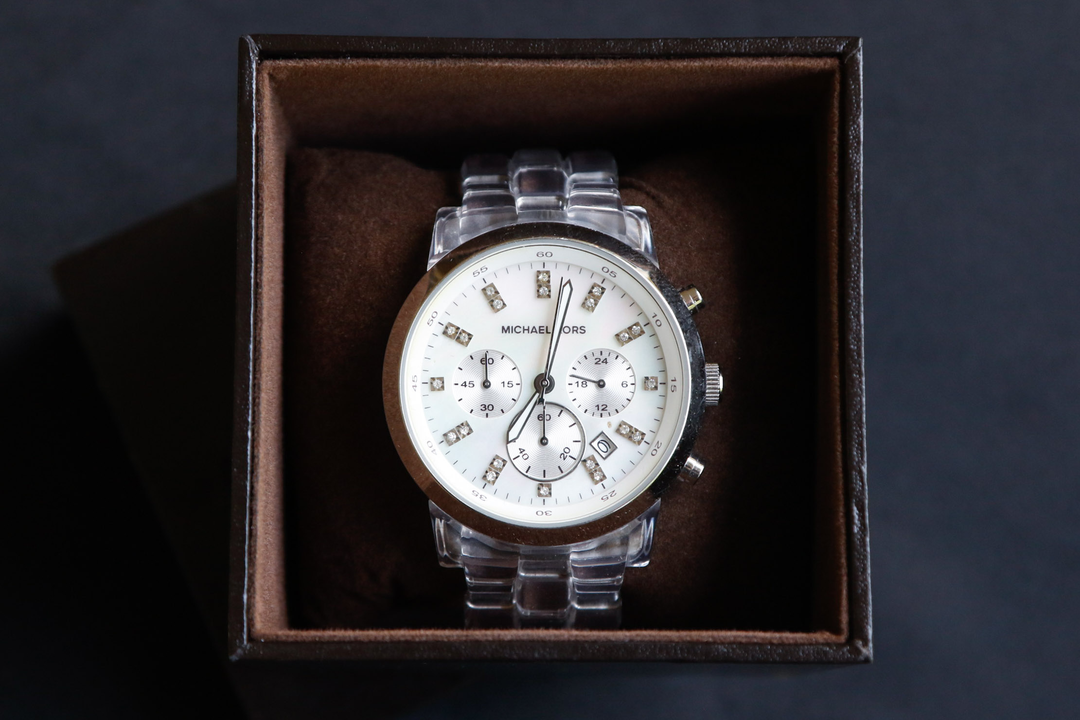 Michael Kors MK5235 Acrylic Strap Watch