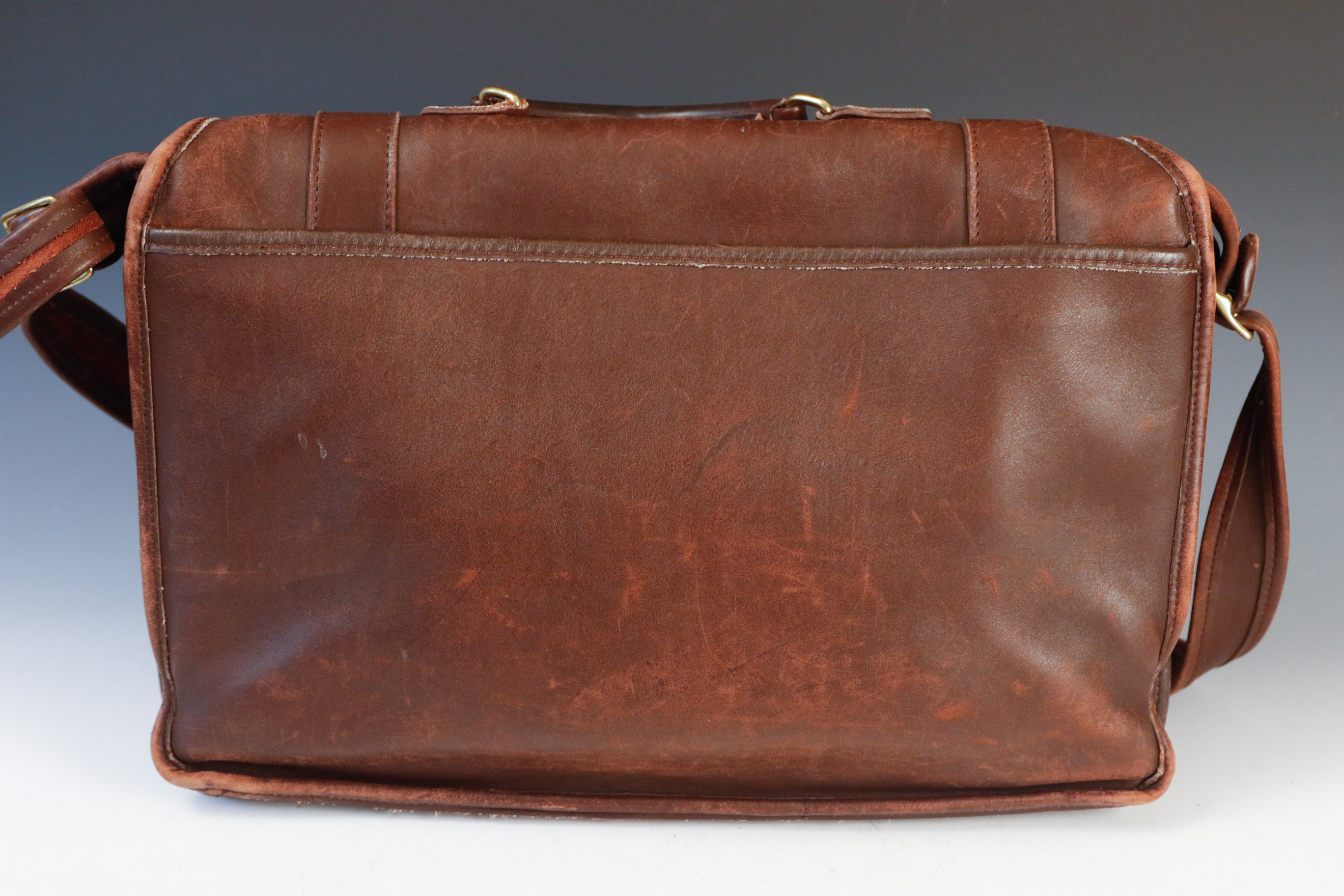 Coach Vintage Leather Messenger Bag and Purse