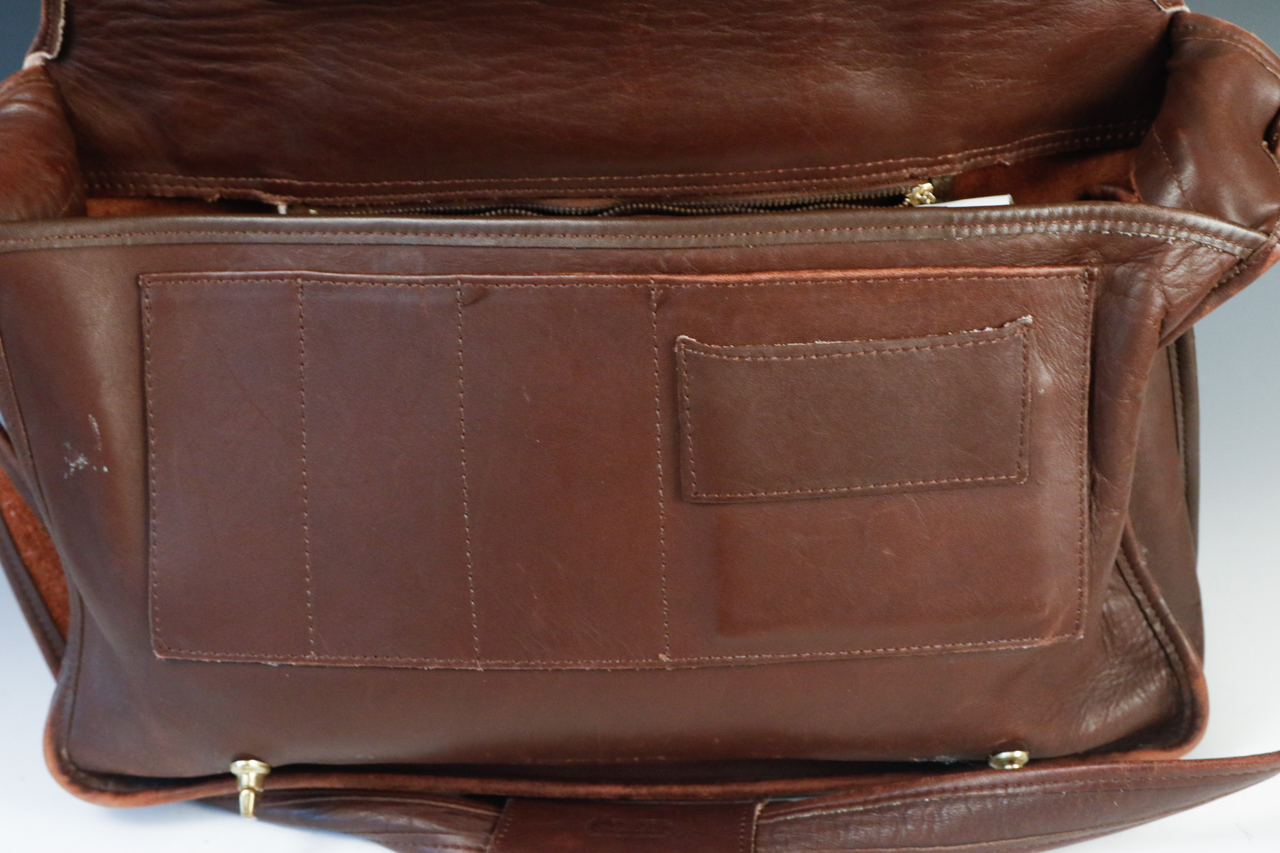 Coach Vintage Leather Messenger Bag and Purse