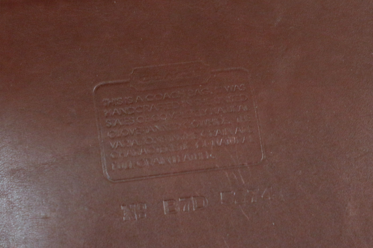 Coach Vintage Leather Messenger Bag and Purse