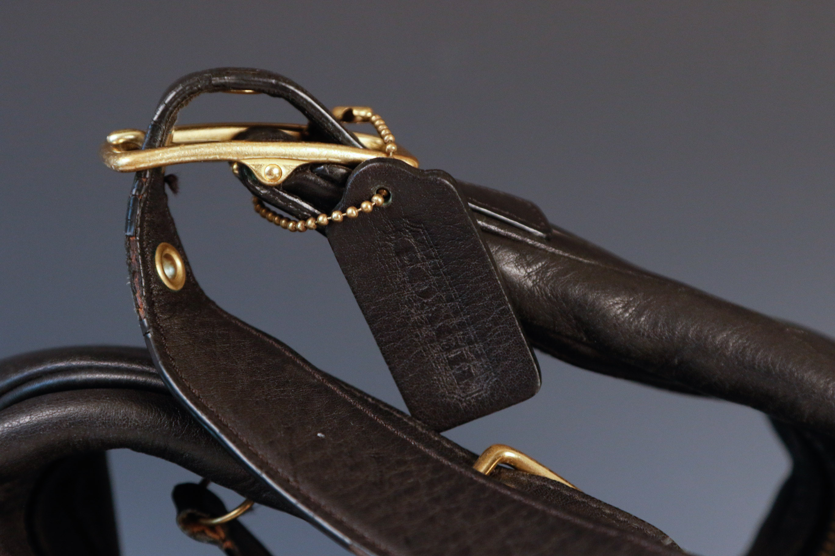 Coach Vintage Leather Messenger Bag and Purse