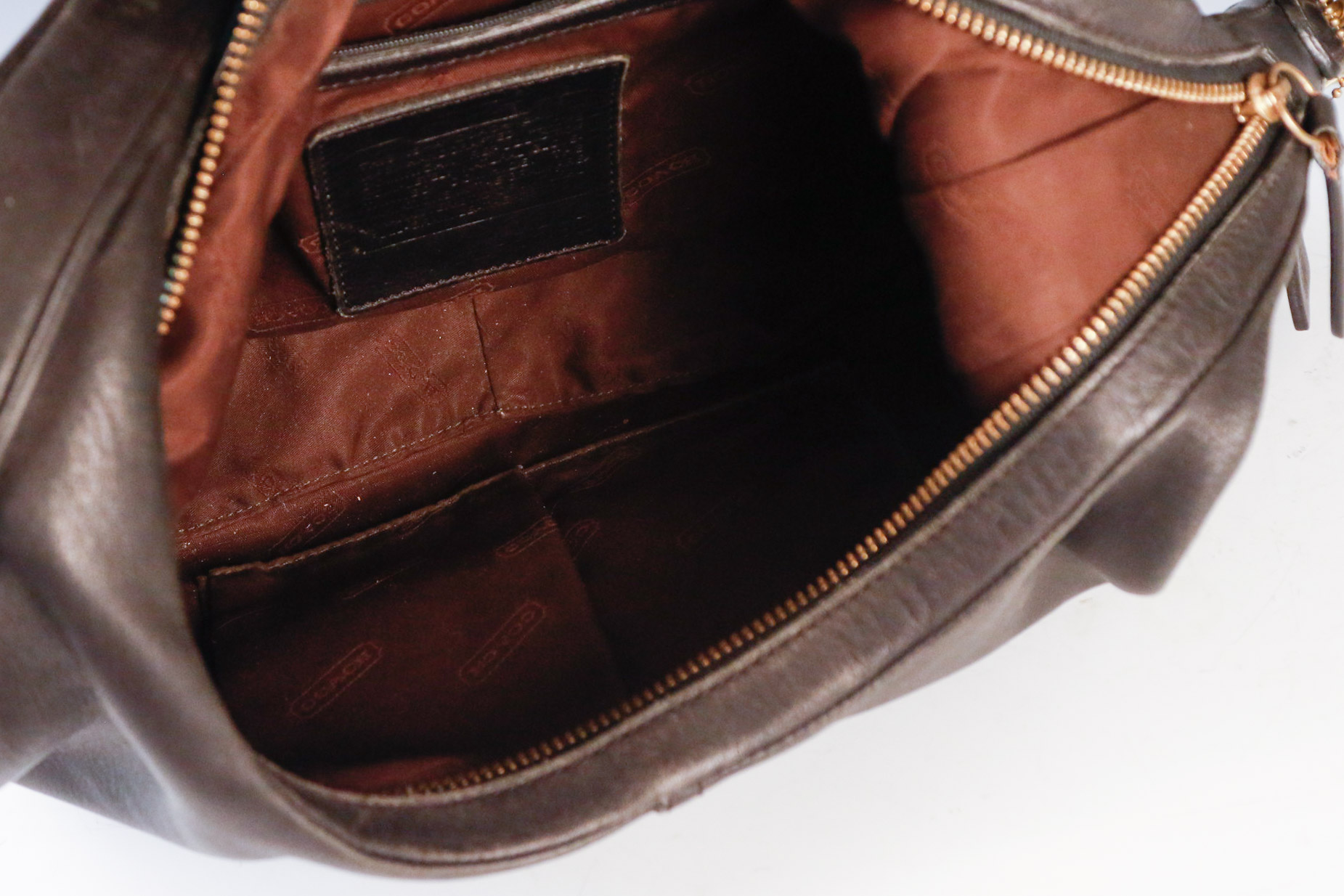 Coach Vintage Leather Messenger Bag and Purse