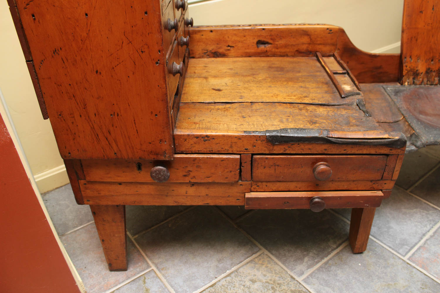 19th Century Pine Cobbler's Bench