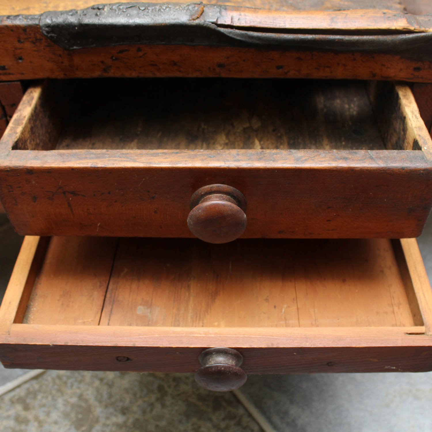 19th Century Pine Cobbler's Bench