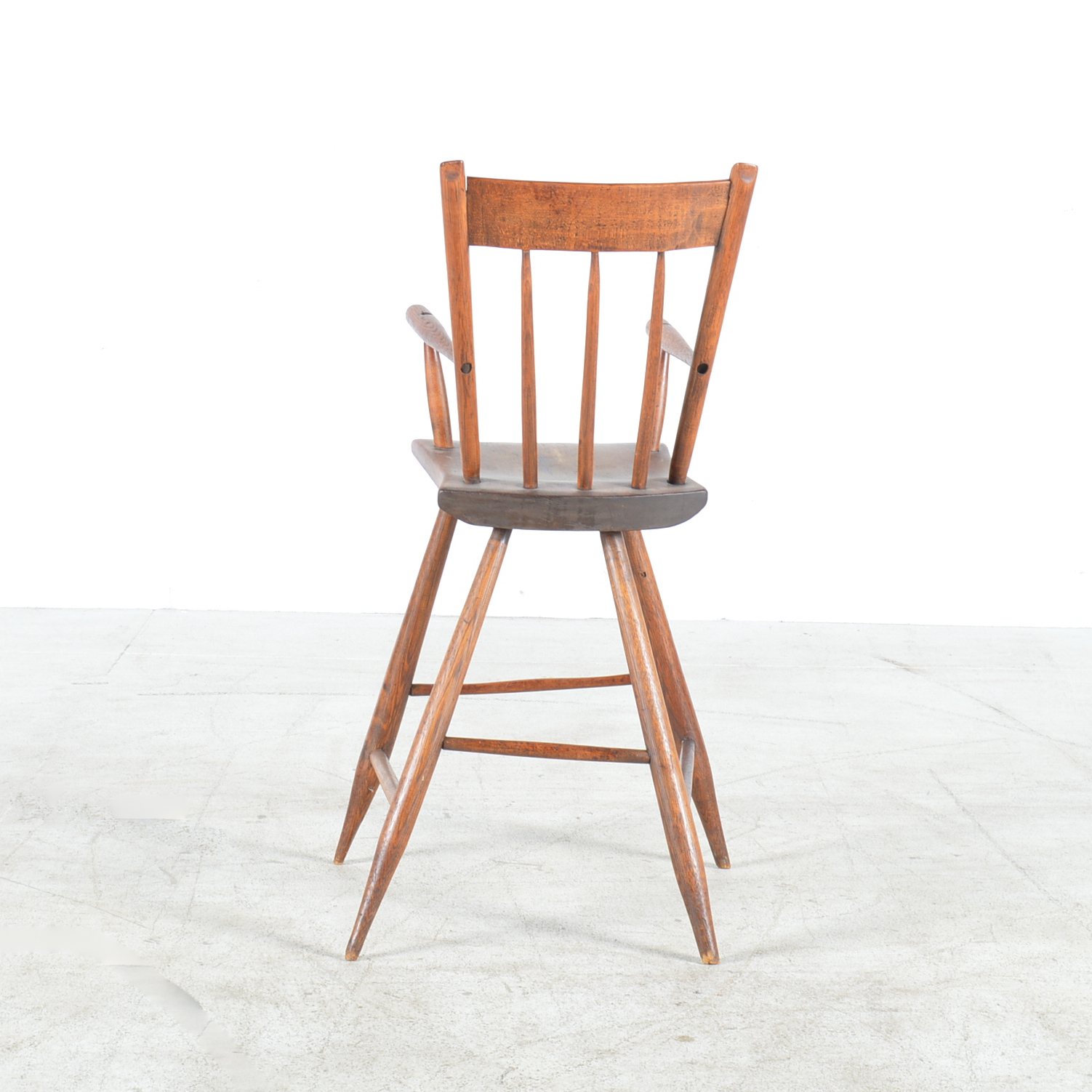 Children's Antique Walnut High Chair