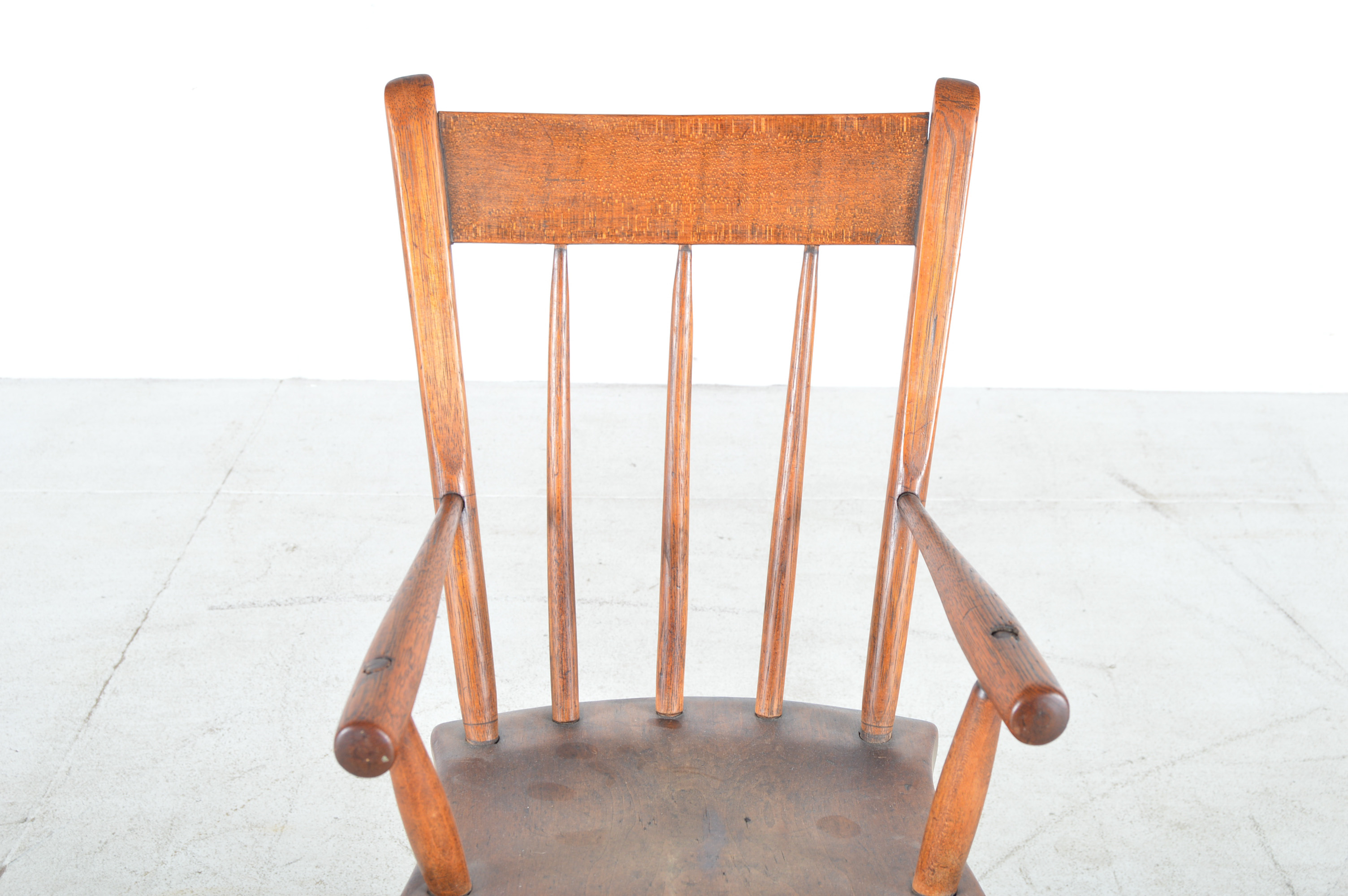 Children's Antique Walnut High Chair