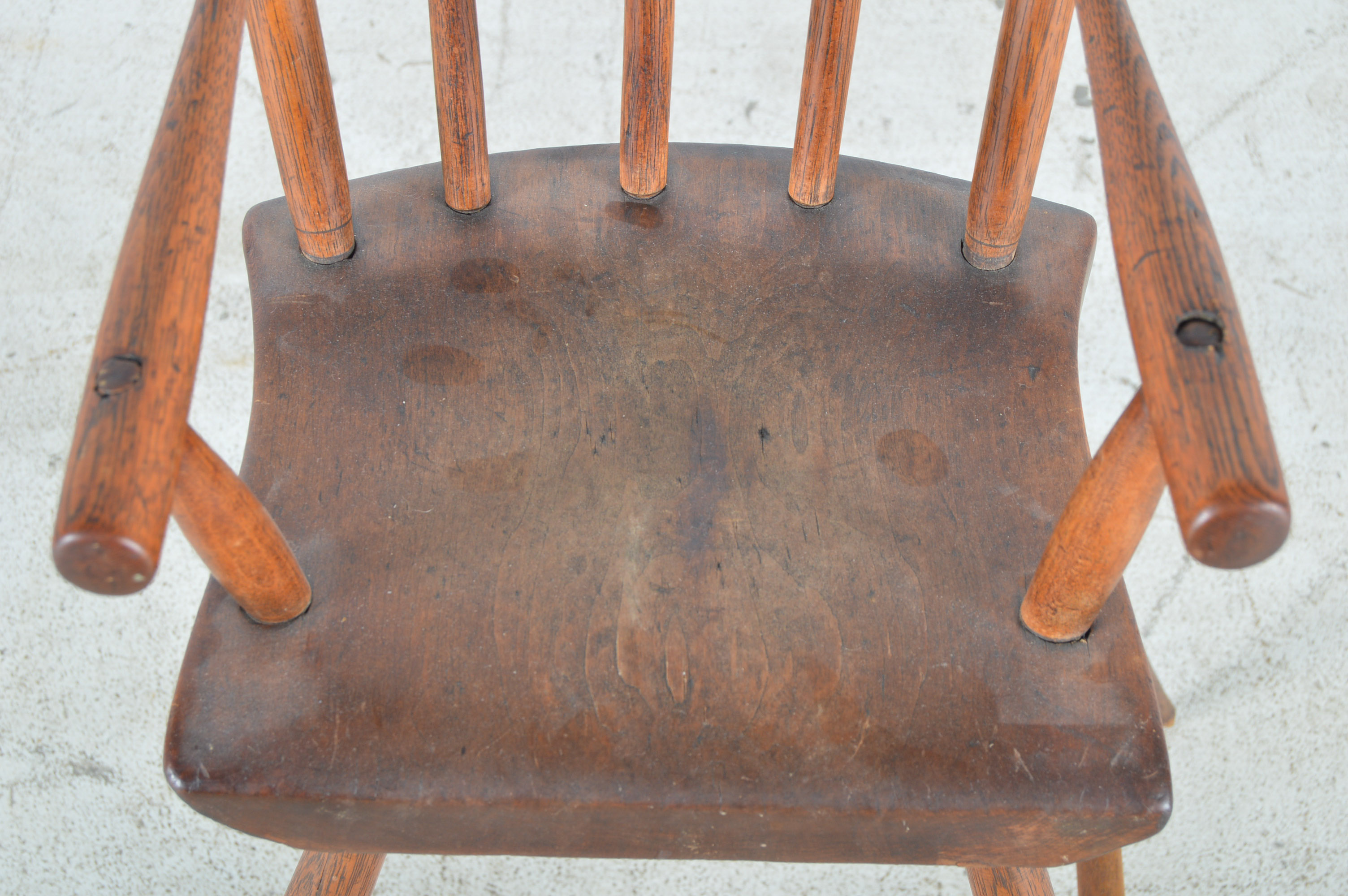Children's Antique Walnut High Chair