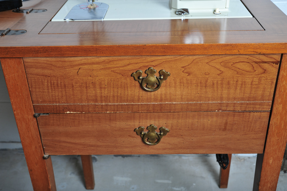 Vintage Sears Kenmore Sewing Machine Table