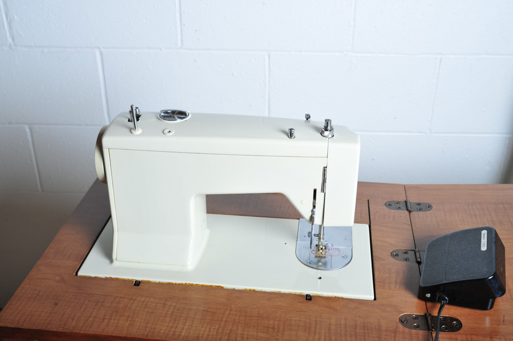 Vintage Sears Kenmore Sewing Machine Table