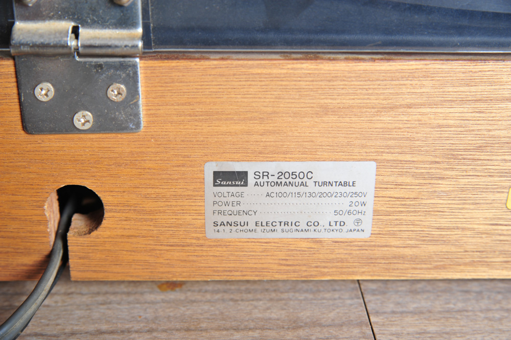 Vintage Sansui Turntable, Receiver and Accessories