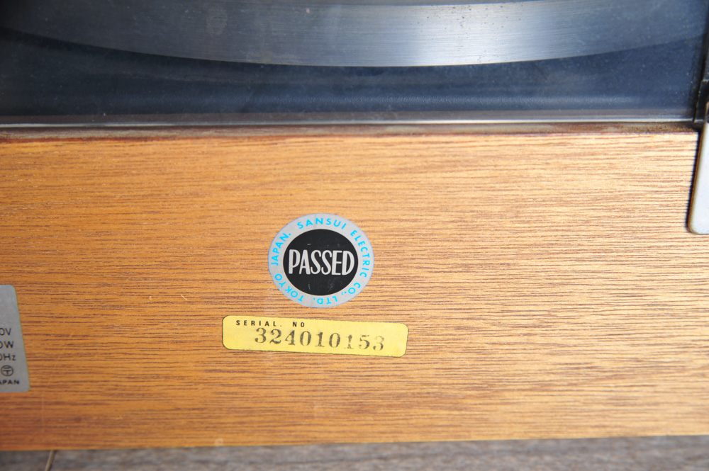 Vintage Sansui Turntable, Receiver and Accessories