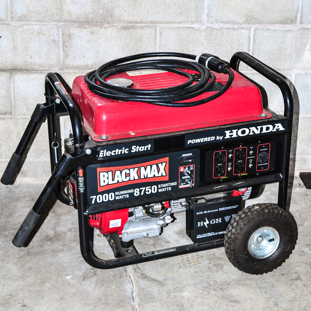 Honda Black Max 7000 Watt Generator