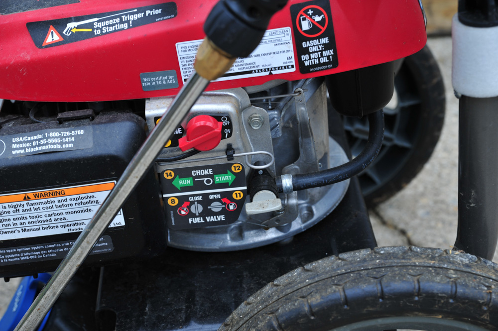 Honda Black Max Gas Powered Pressure Washer