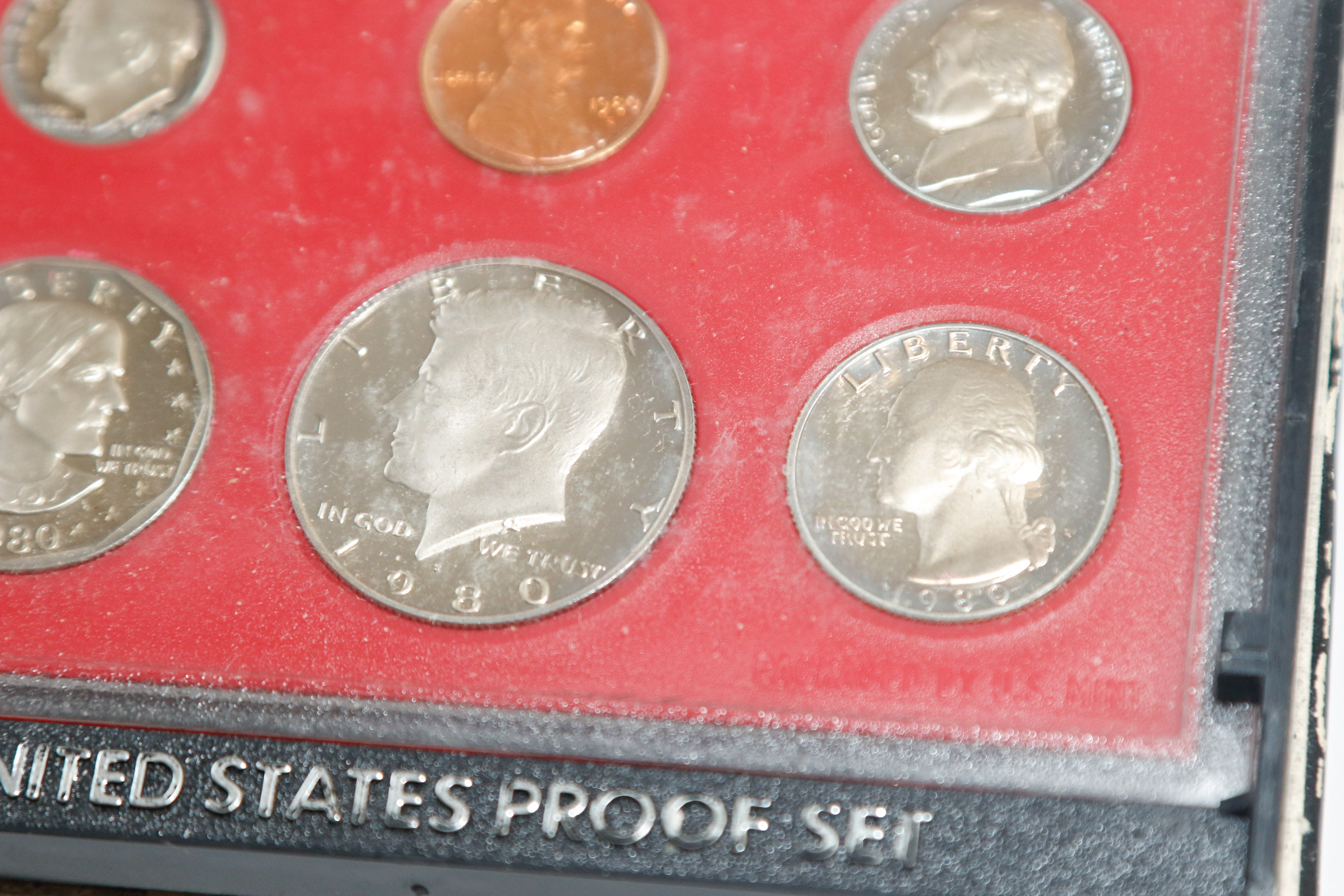 United States Proof Sets 1968-1972, 1980 and 1982