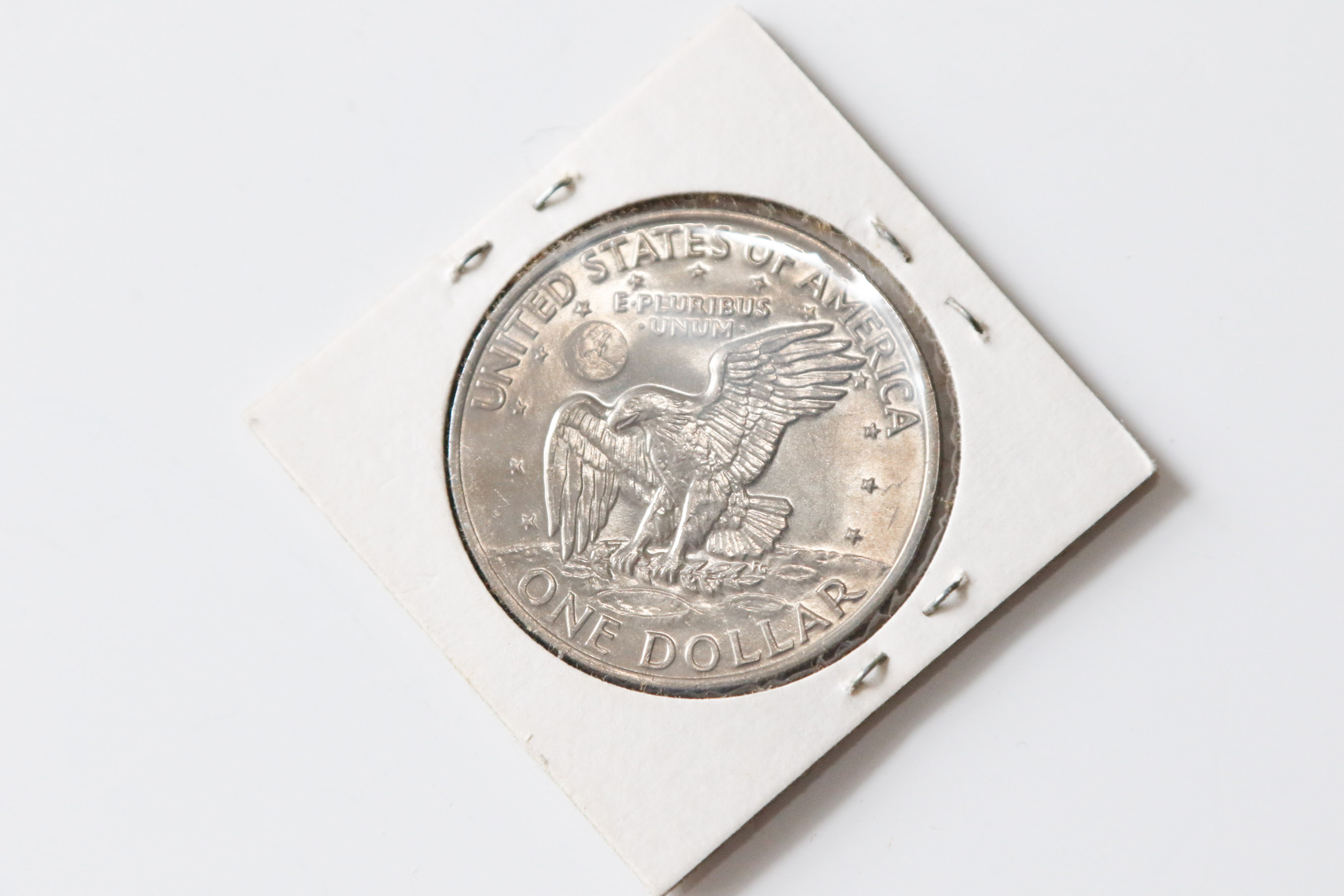 1972 High Relief Type 2 Eisenhower Silver Dollar