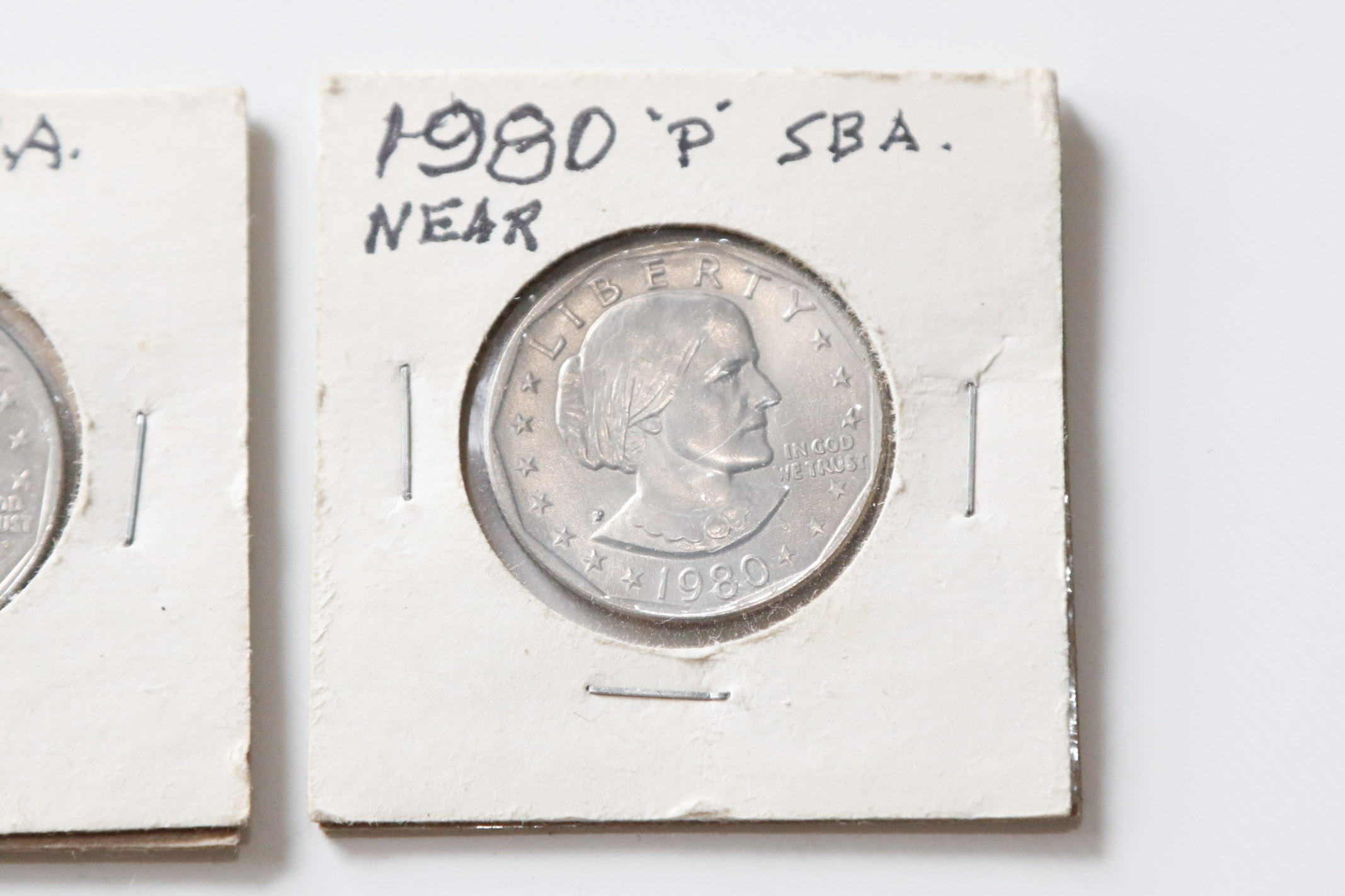 1979 and 1980 Susan B. Anthony Coins