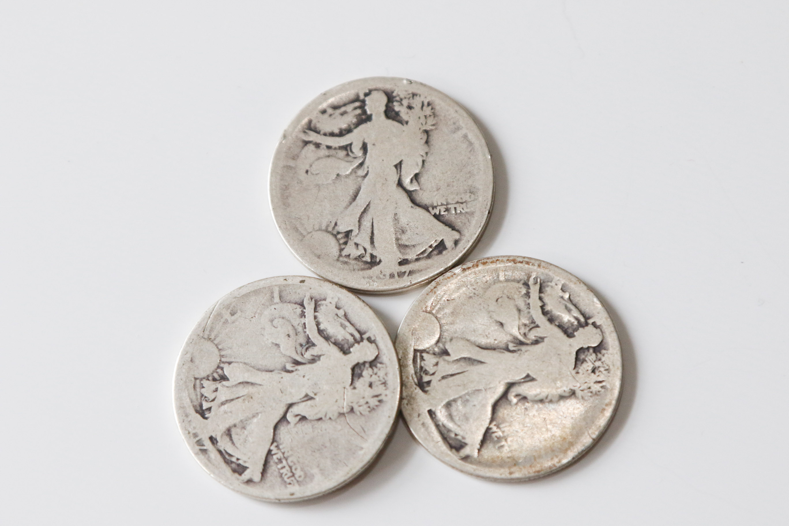 Twenty-Two Walking Liberty Silver Half Dollar Coins