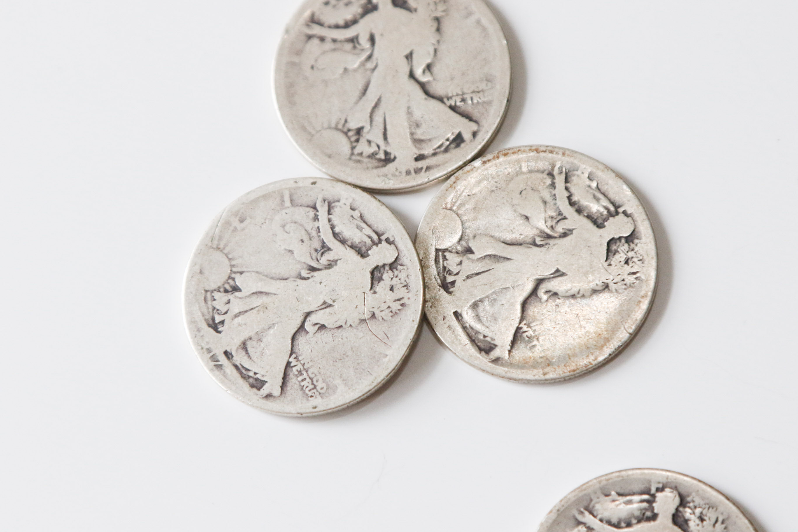 Twenty-Two Walking Liberty Silver Half Dollar Coins