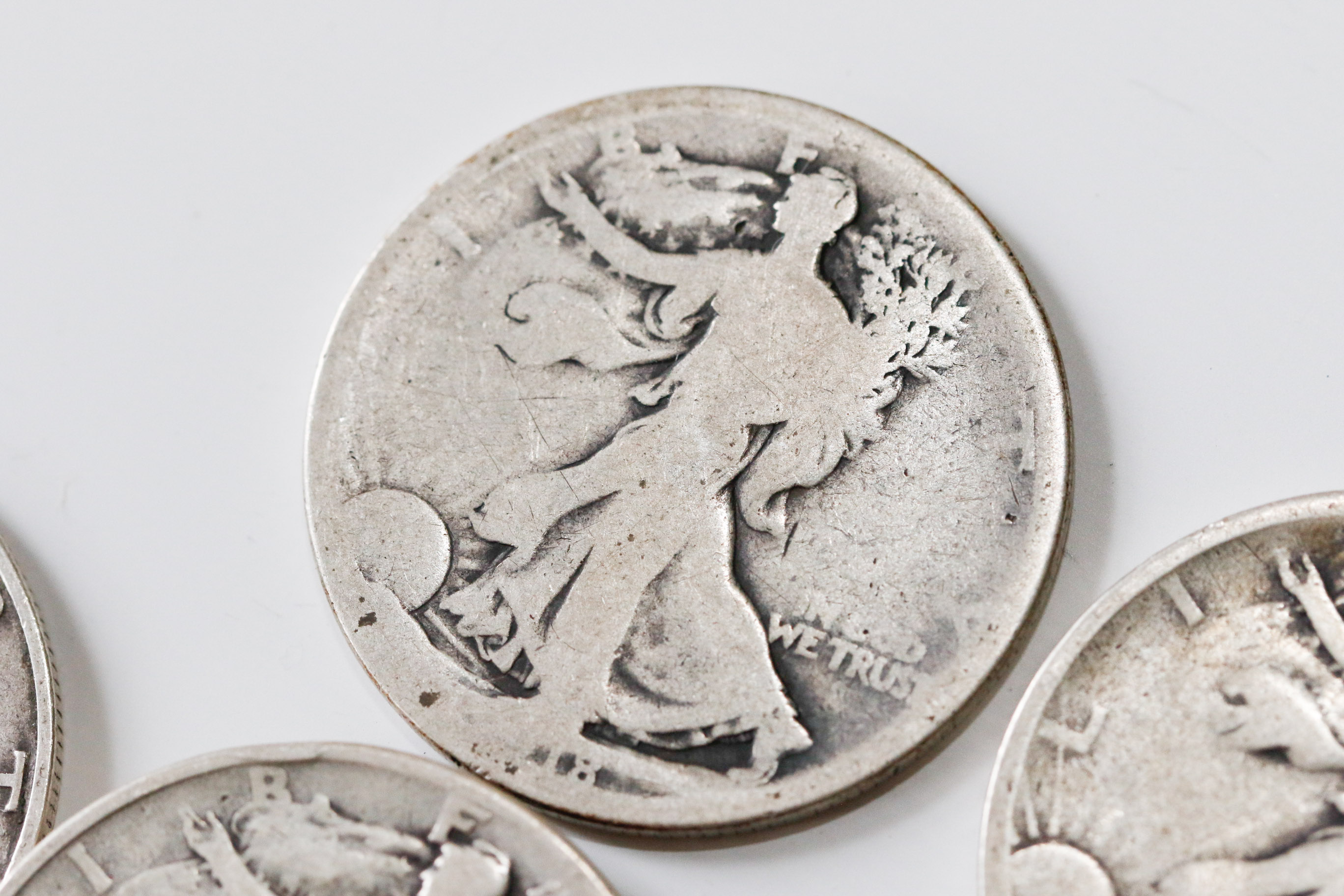 Twenty-Two Walking Liberty Silver Half Dollar Coins