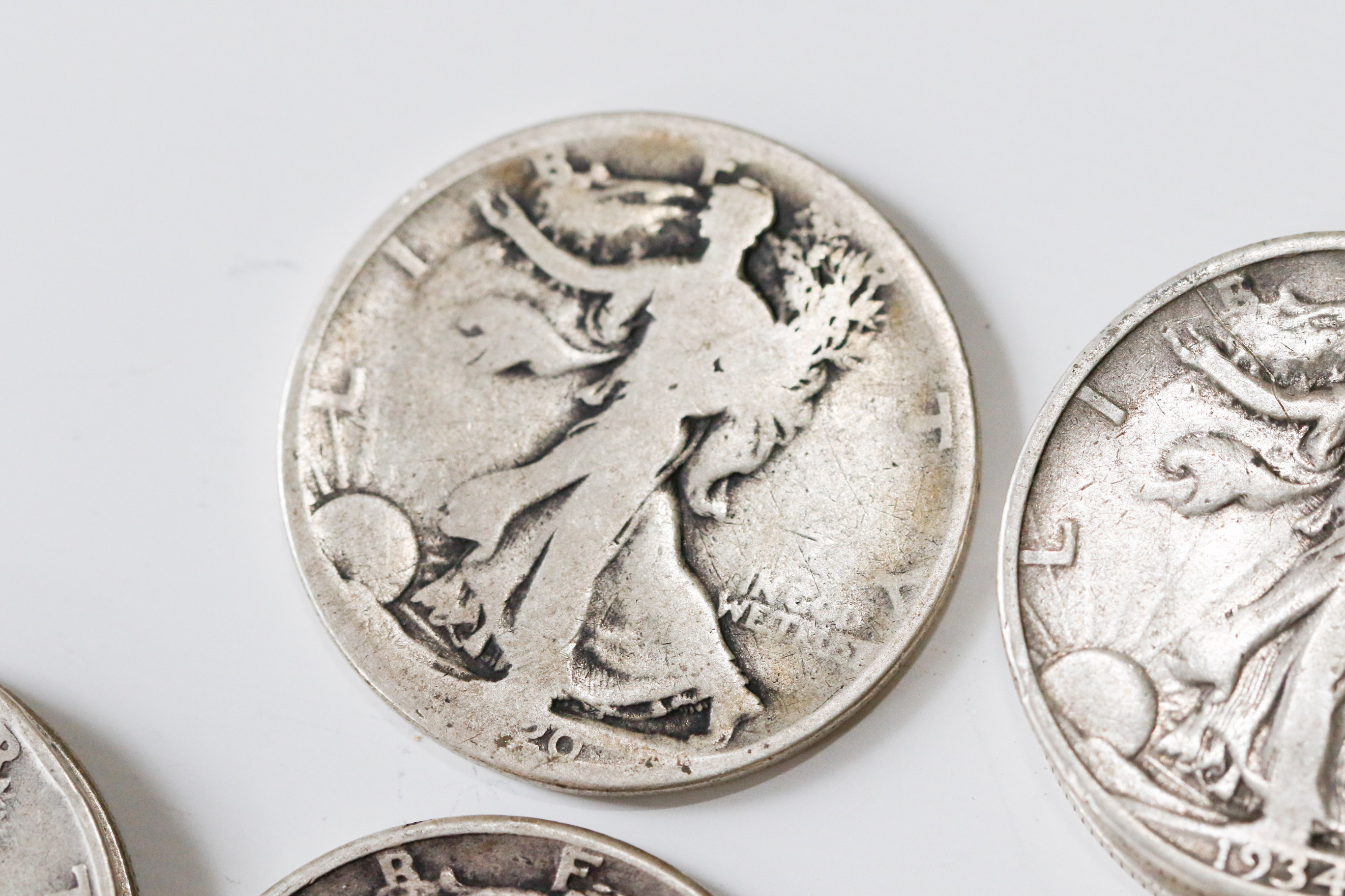Twenty-Two Walking Liberty Silver Half Dollar Coins