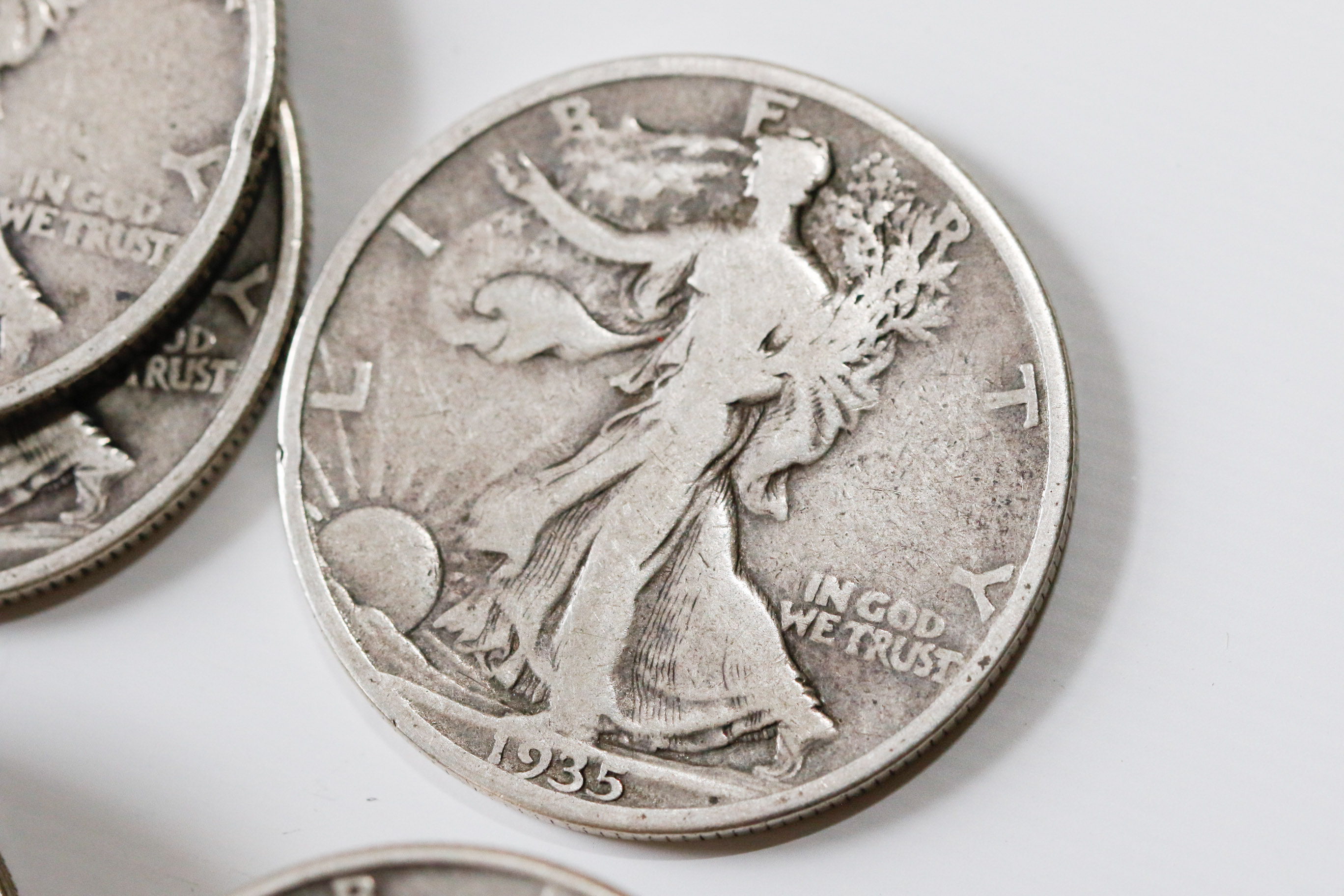 Twenty-Two Walking Liberty Silver Half Dollar Coins