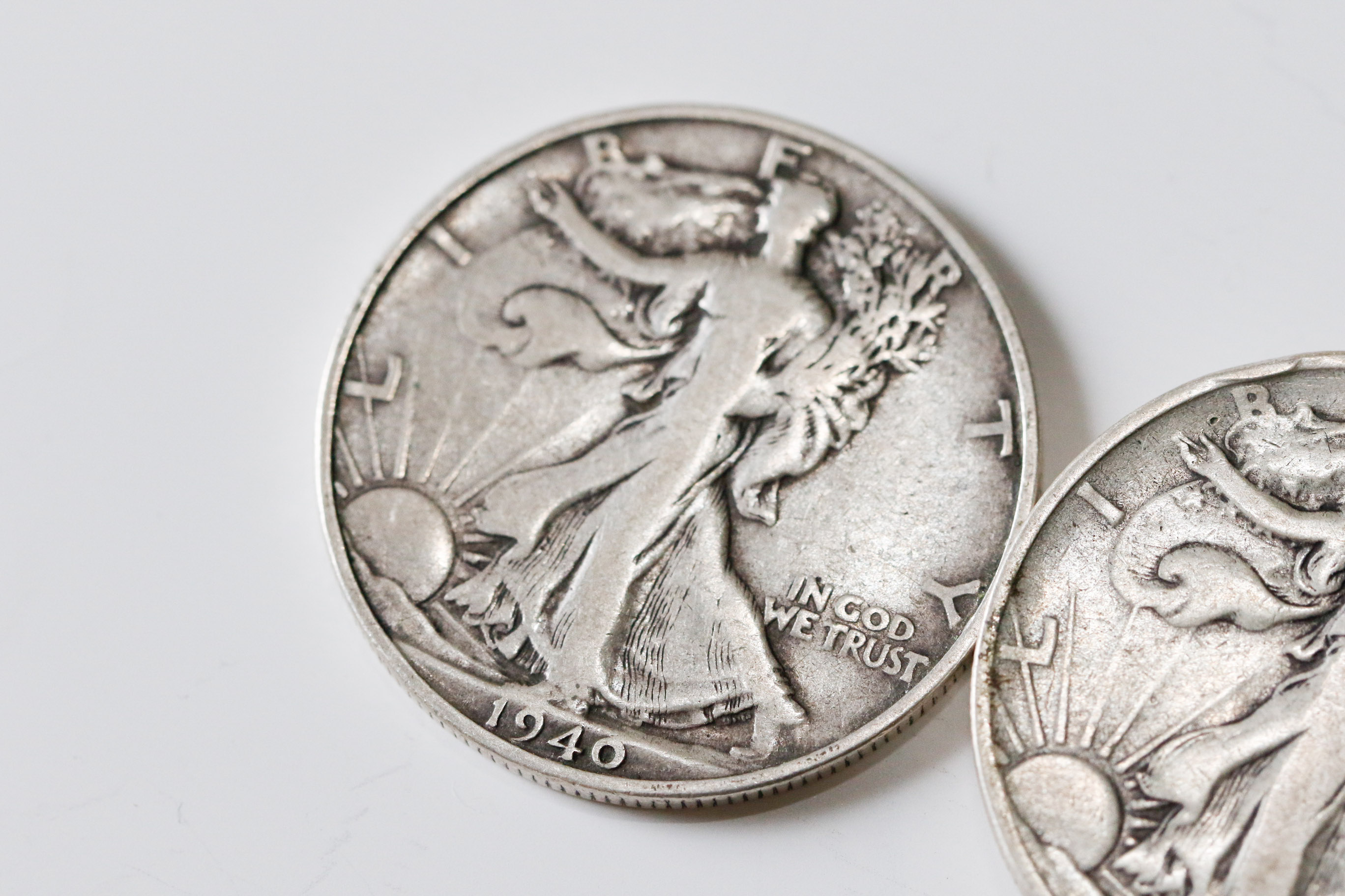 Twenty-Two Walking Liberty Silver Half Dollar Coins