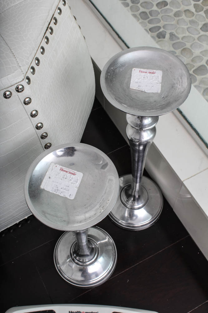 Chrome and White Bathroom Decor