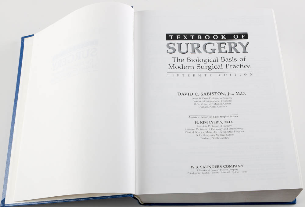 Copy of "The Biological Basis of Modern Surgical Practice"