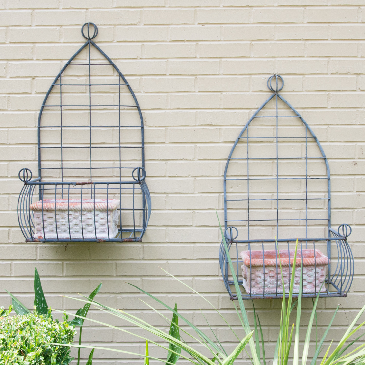 Pair of Hanging Planters