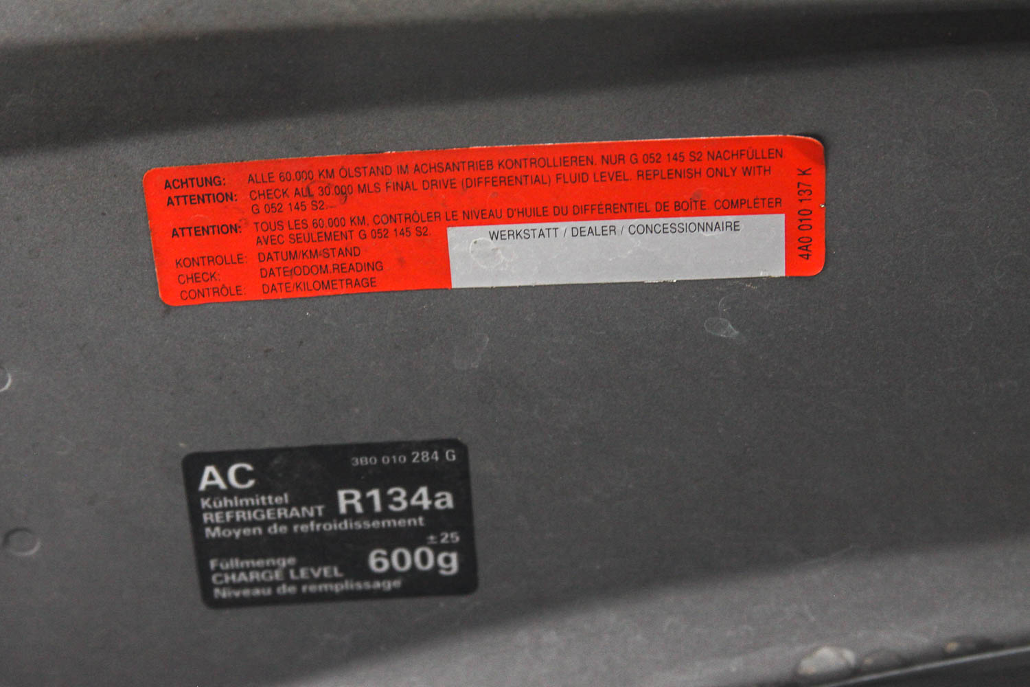 2002 2.8L V6 Volkswagen Passat GLX Sedan