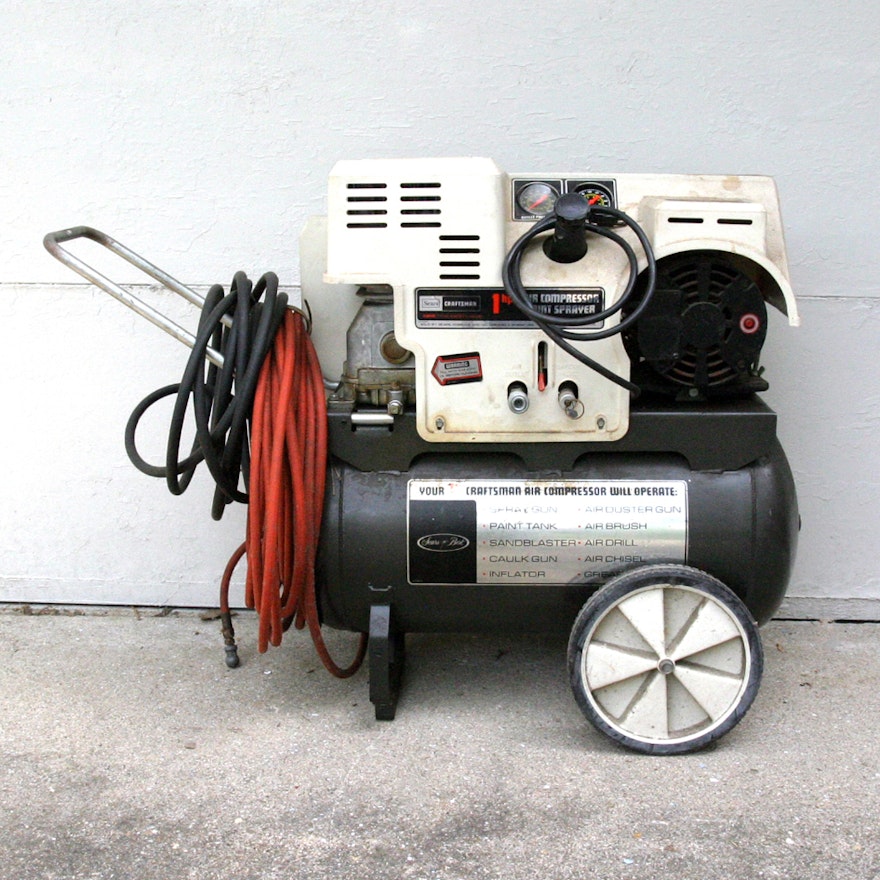 Sears Craftsman Air Compressor/Paint Sprayer for Sale in Gilroy, CA -  OfferUp