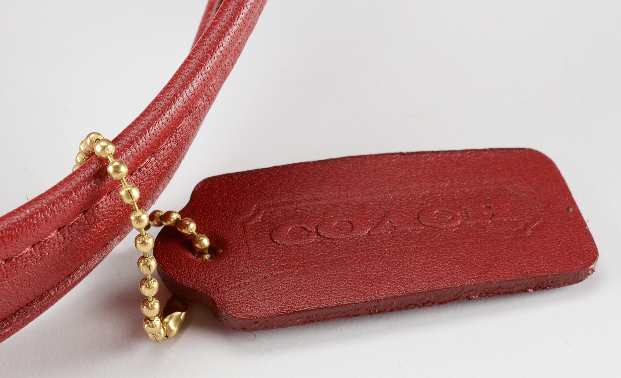 Coach Classic Red Leather Crossbody