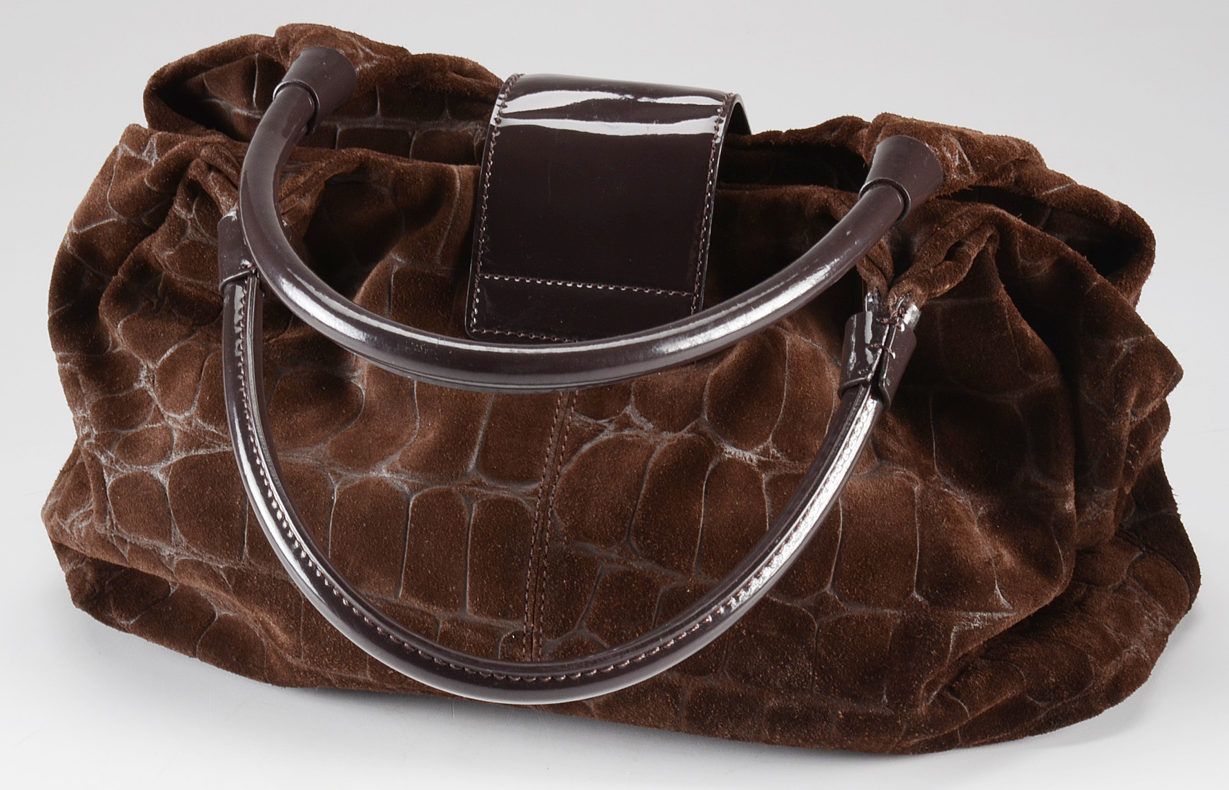 Kate Spade Bexley Embossed Suede Stevie Satchel