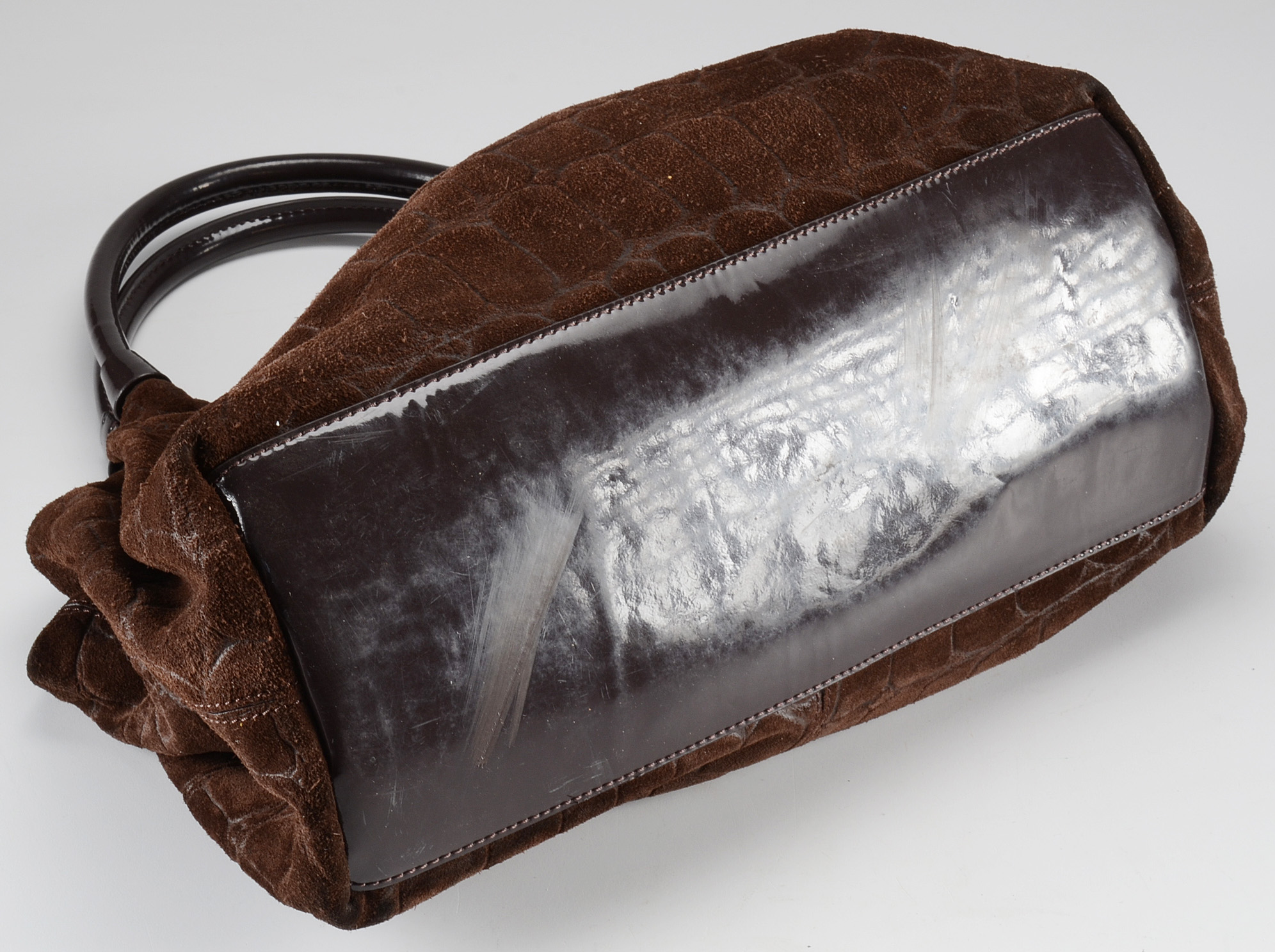 Kate Spade Bexley Embossed Suede Stevie Satchel