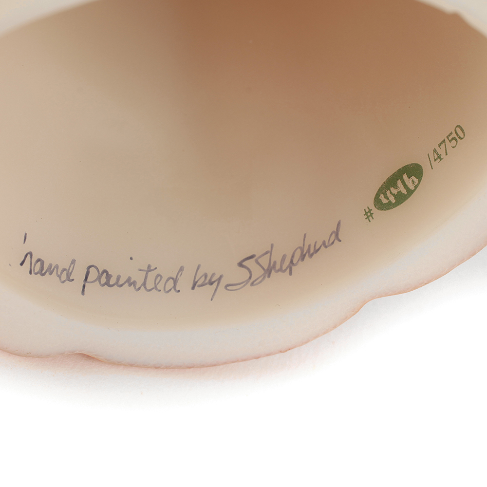 Hand Painted Limited Edition Fenton Glass Santa Claus