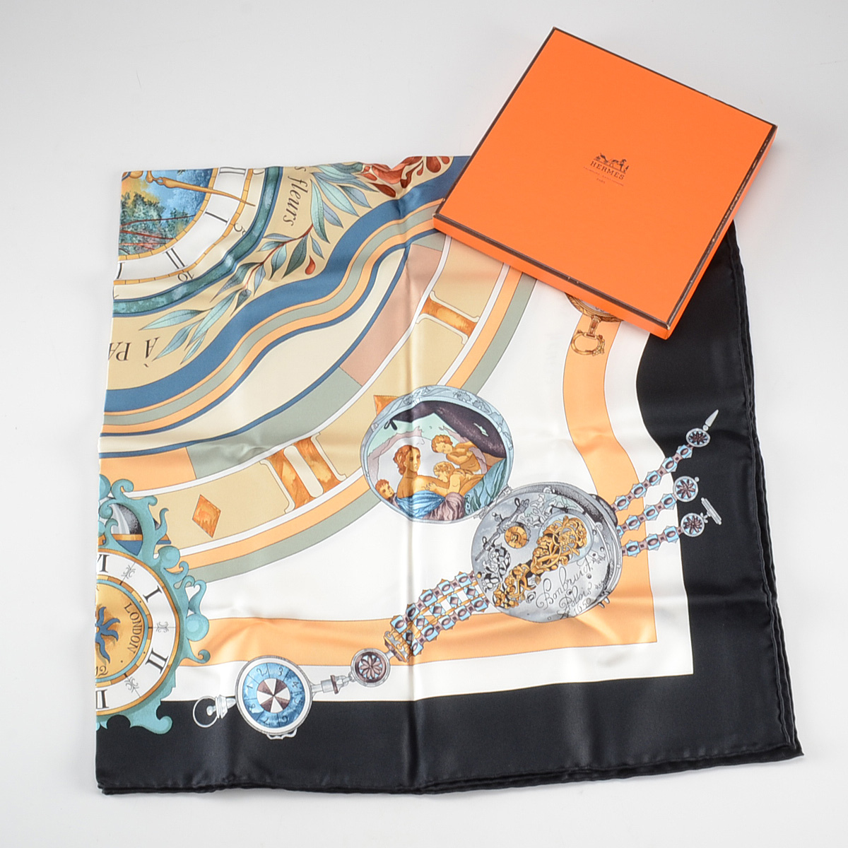 Hermès "Parmi Les Fleurs" Silk Scarf