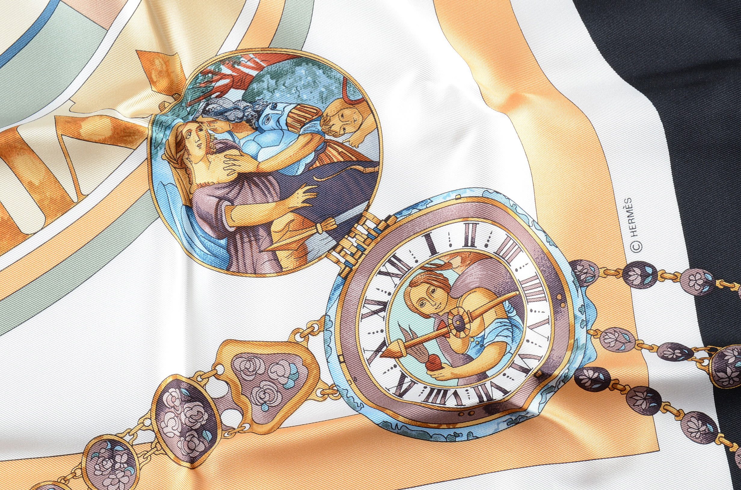 Hermès "Parmi Les Fleurs" Silk Scarf