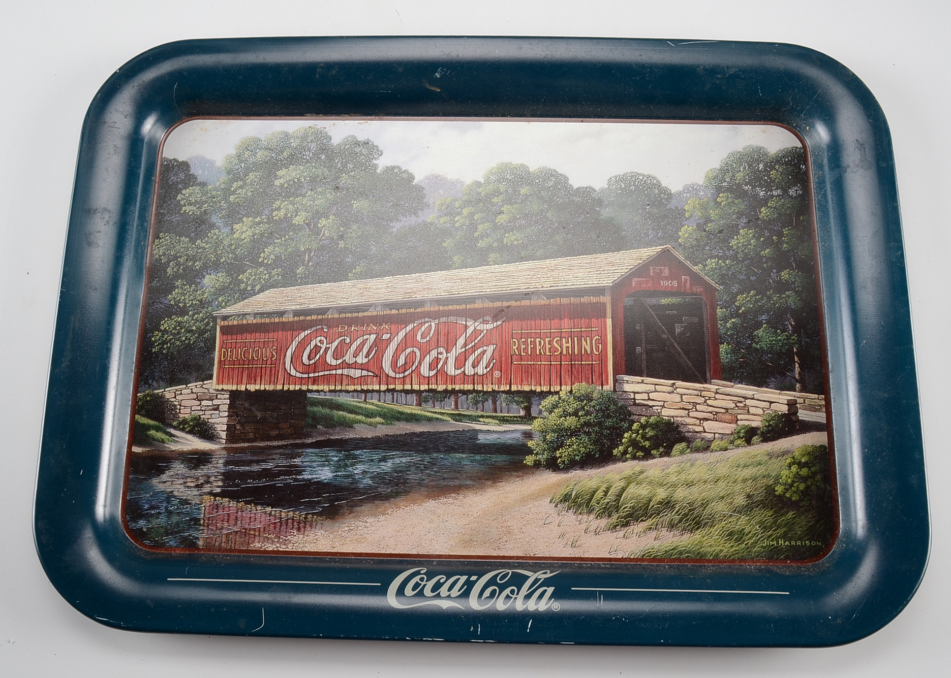 Vintage Trays and Sign
