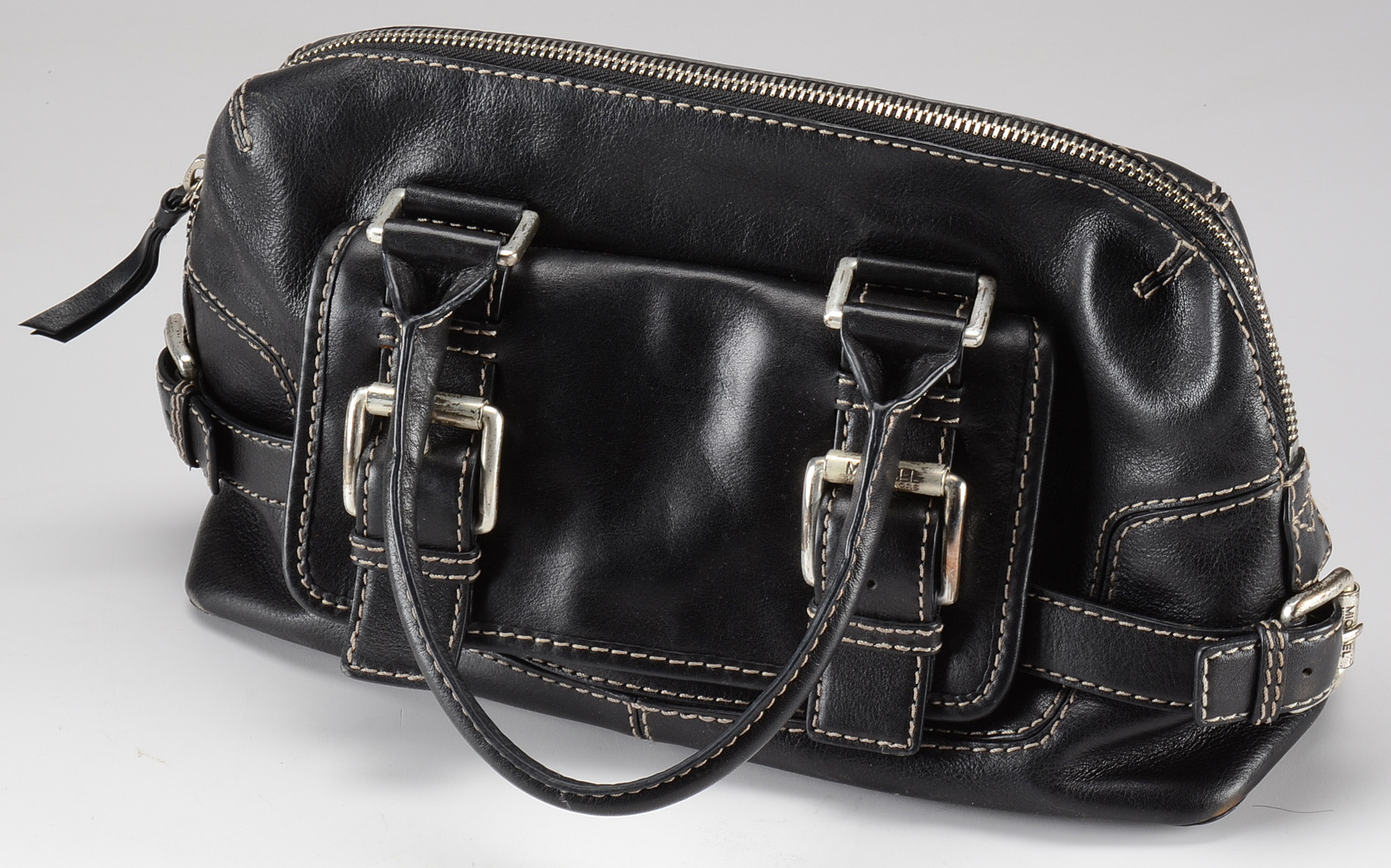 Two Leather Handbags Including Michael Kors