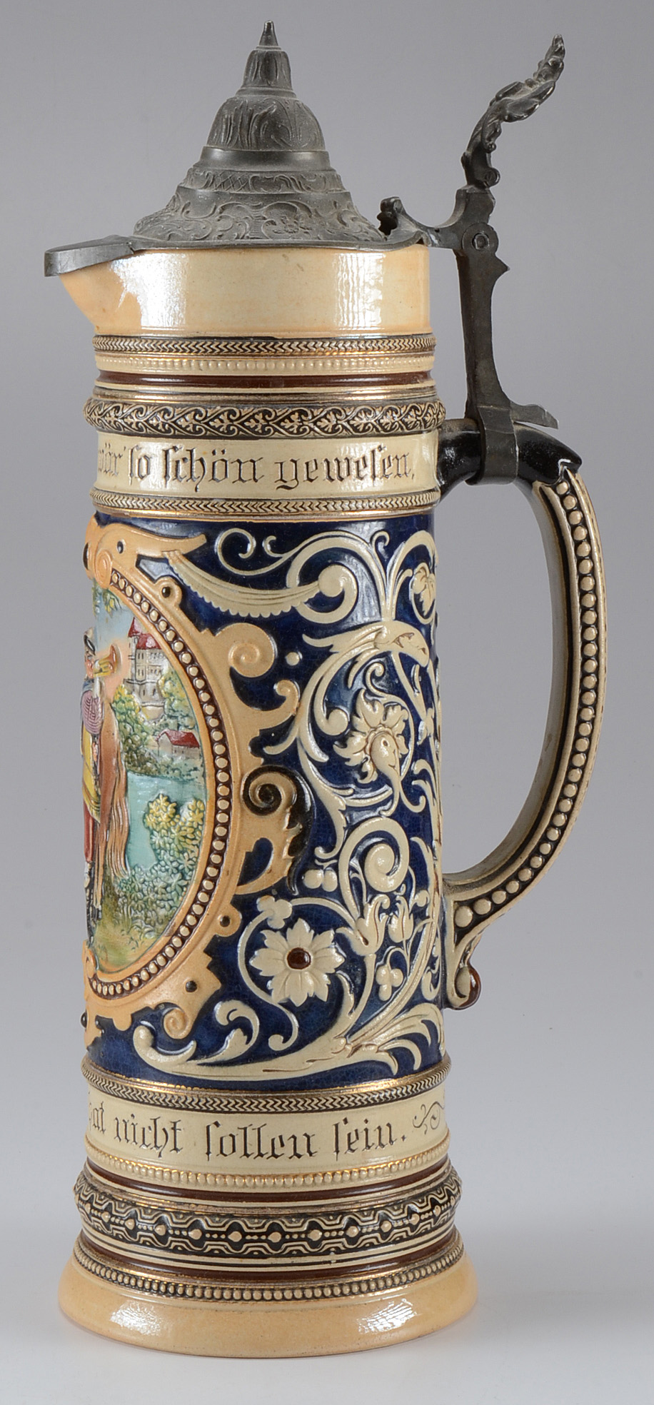 Pair of German Beer Steins