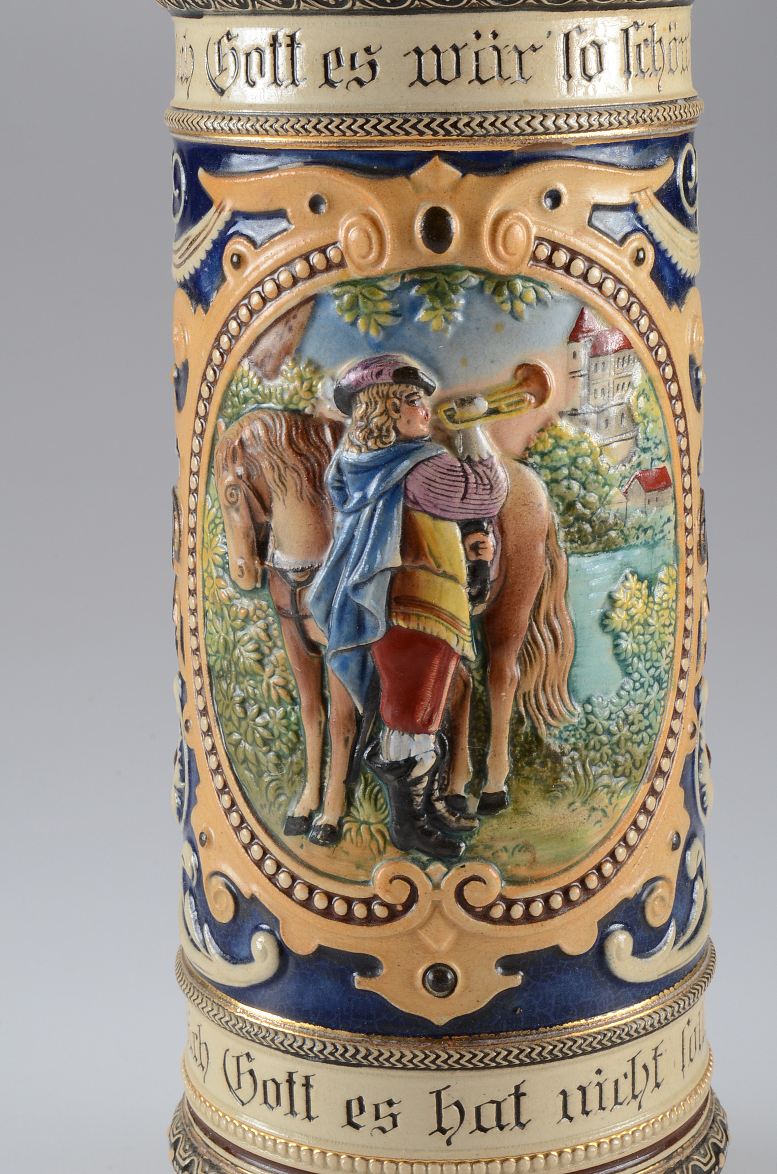 Pair of German Beer Steins