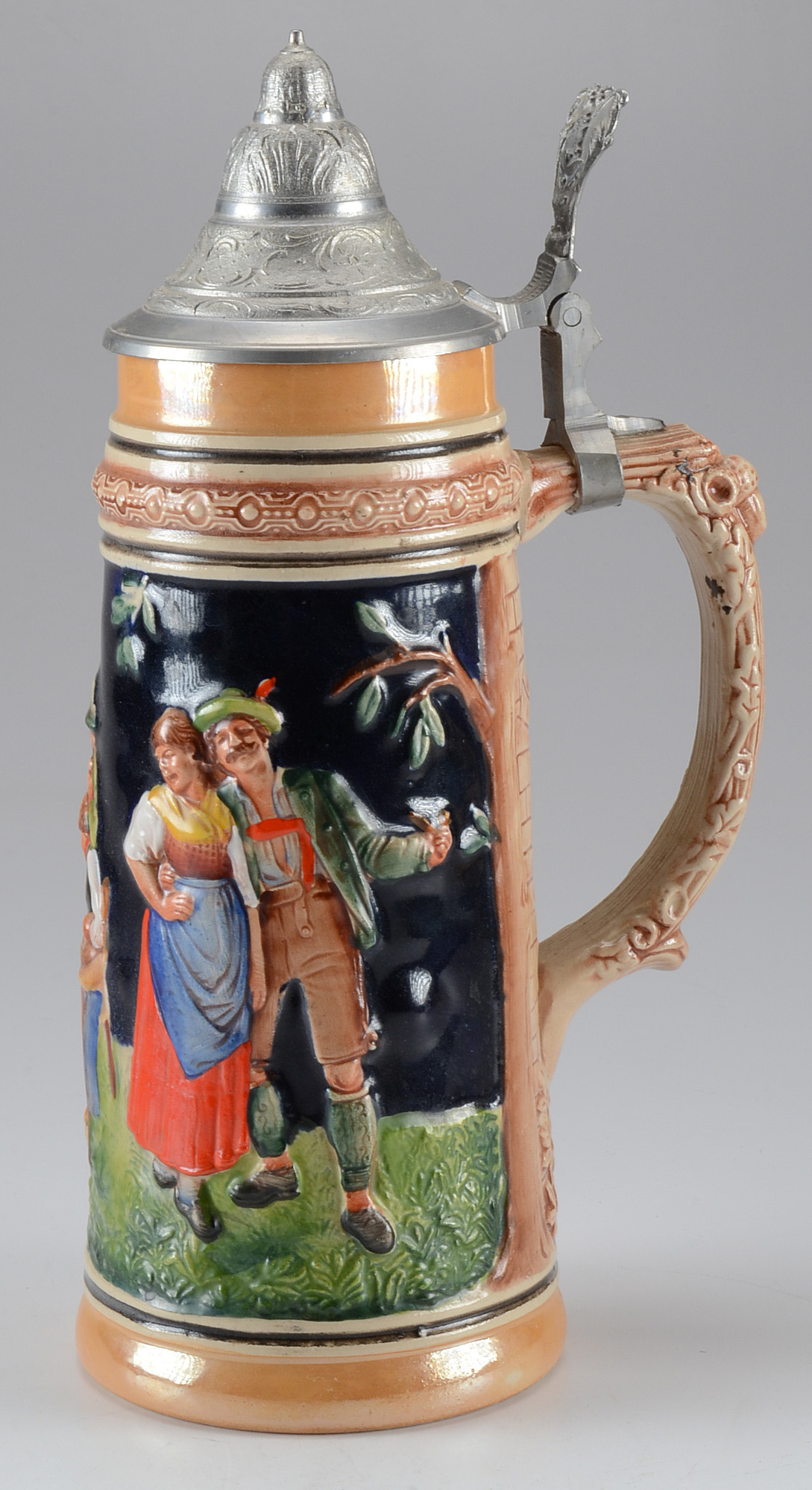 Pair of German Beer Steins