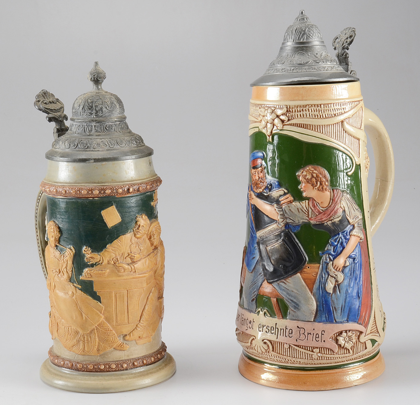 Assortment of German Beer Steins