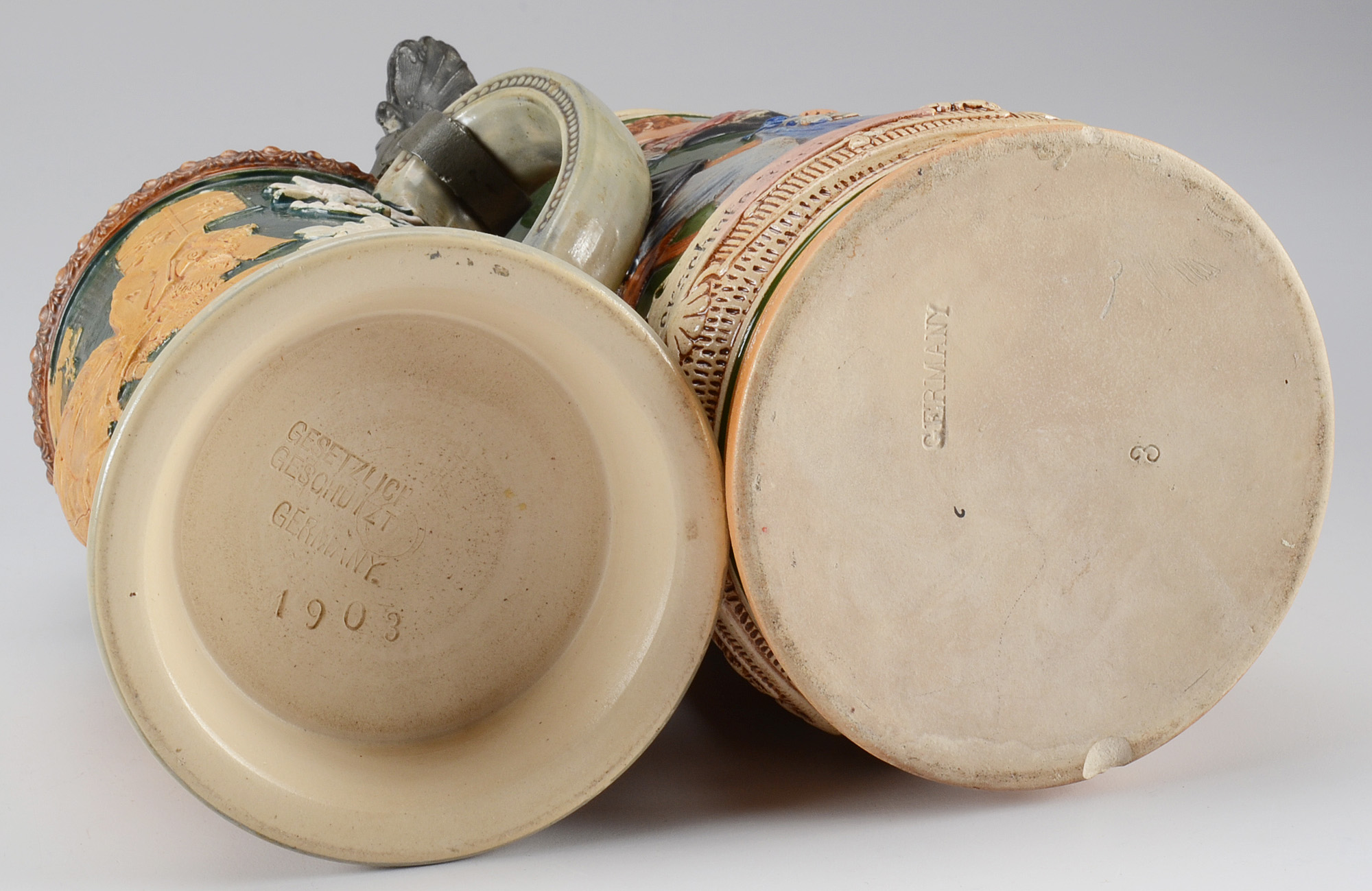 Assortment of German Beer Steins