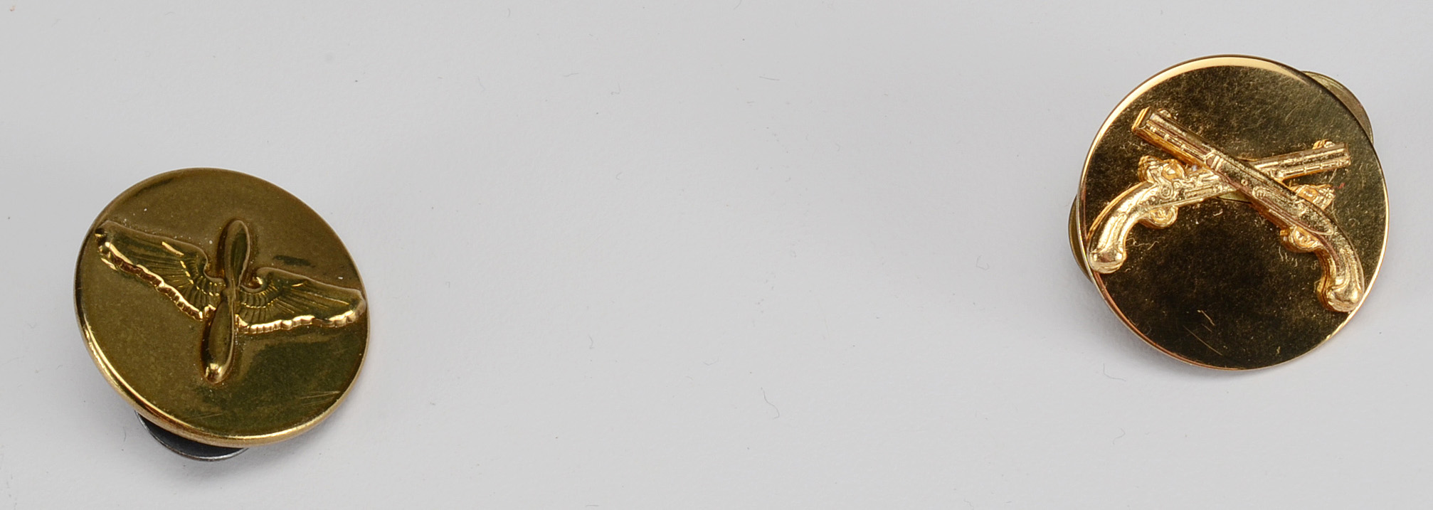 Collection of WWII American Military Pins and Badges