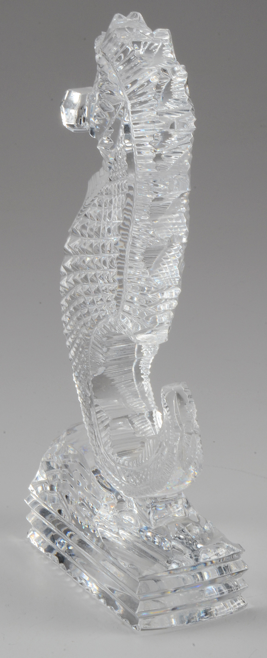 Pair of Waterford Crystal Seahorse Bookends