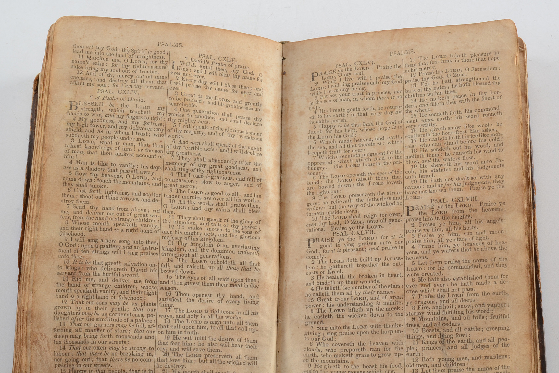 1826 Leather Bound Holy Bible