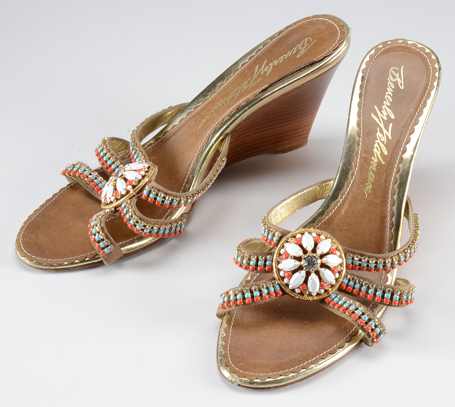 Three Pairs of Women's Shoes Including Cole Haan and Beverly Feldman