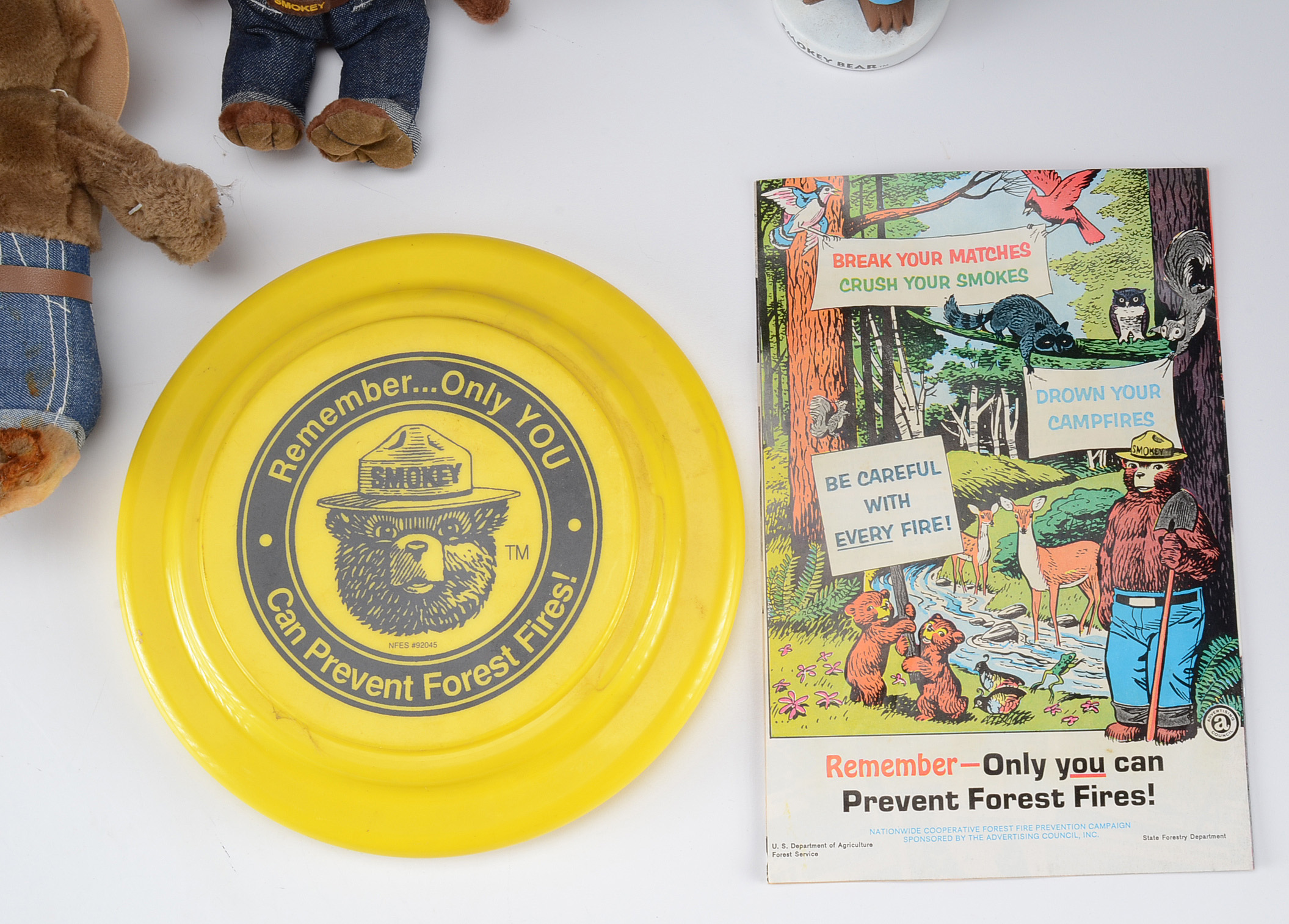 Assorted Smokey the Bear Items